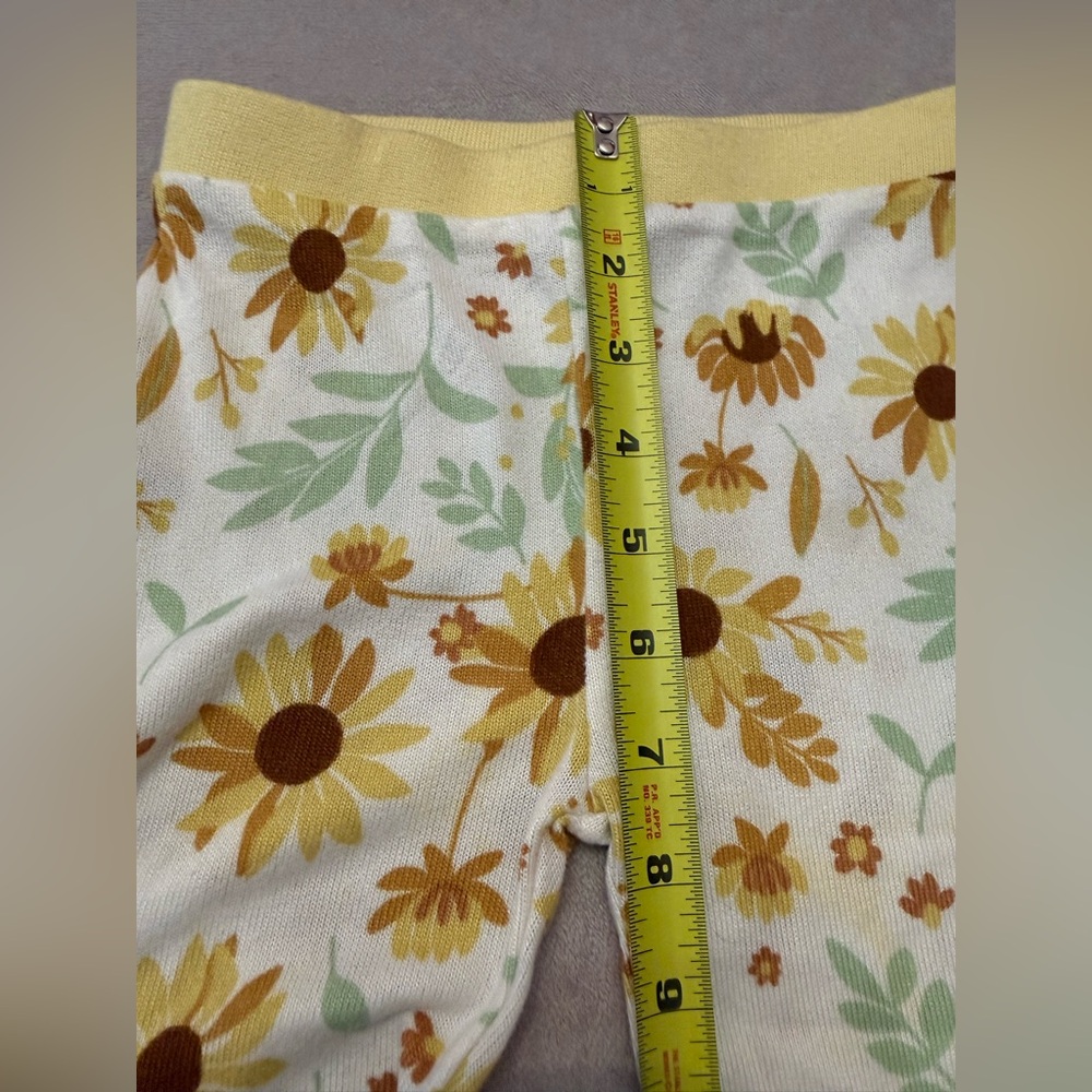 Jessica Simpson 2Pc Pajama Set 3T Sunflower Girls Sleepwear Floral Spring Easter - Picture 7 of 9